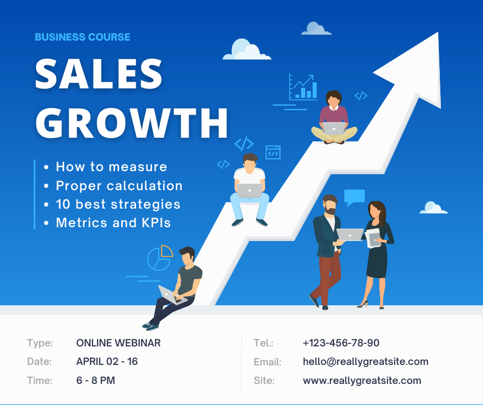 Esta imagen ilustra el crecimiento en ventas que tu negocio puede tener al invertir en una página web.